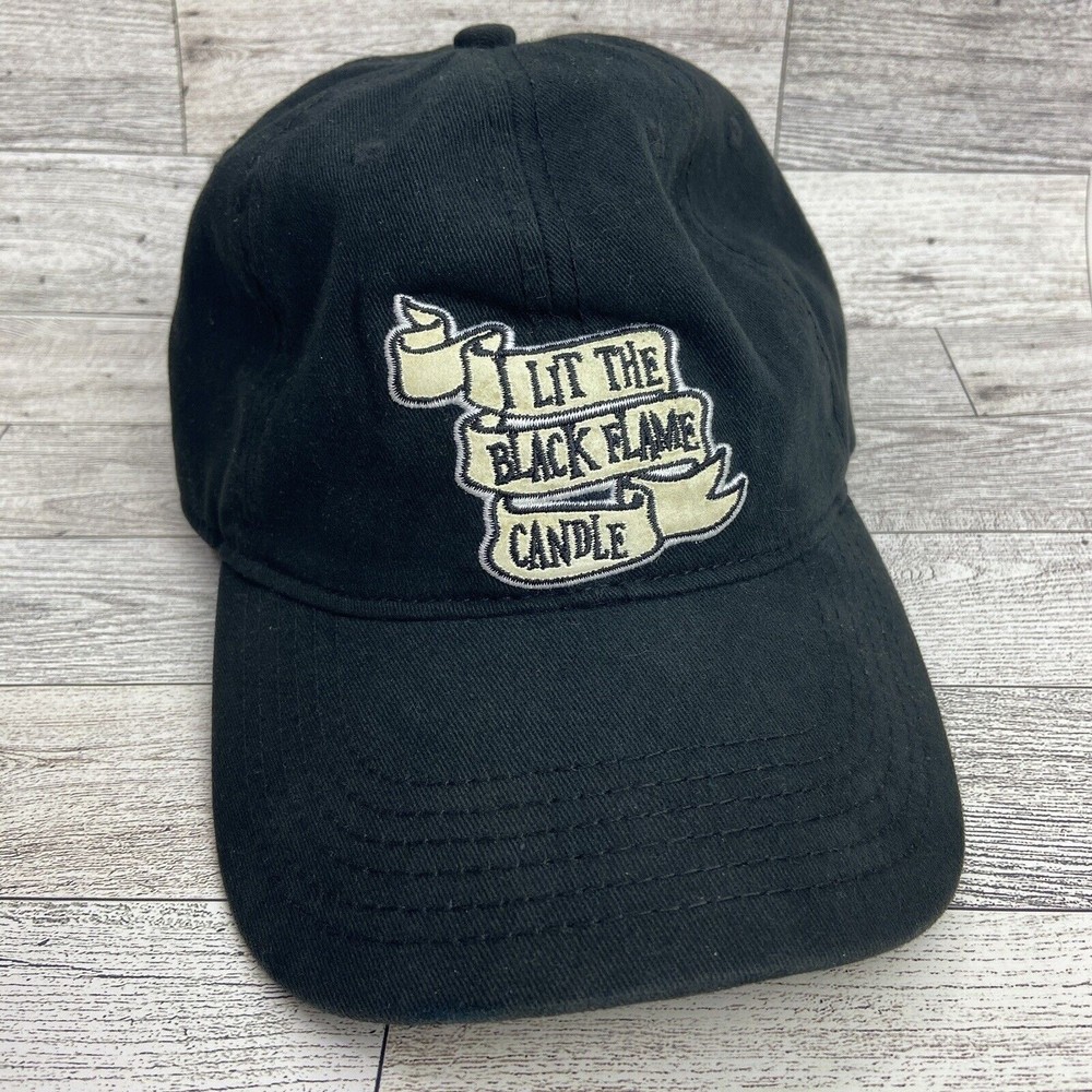 Disney Hocus Pocus Hat I Lit The Black Flame Candle Embroidered Adjustable Cap